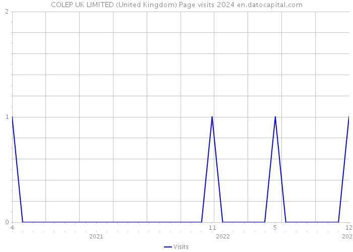 COLEP UK LIMITED (United Kingdom) Page visits 2024 