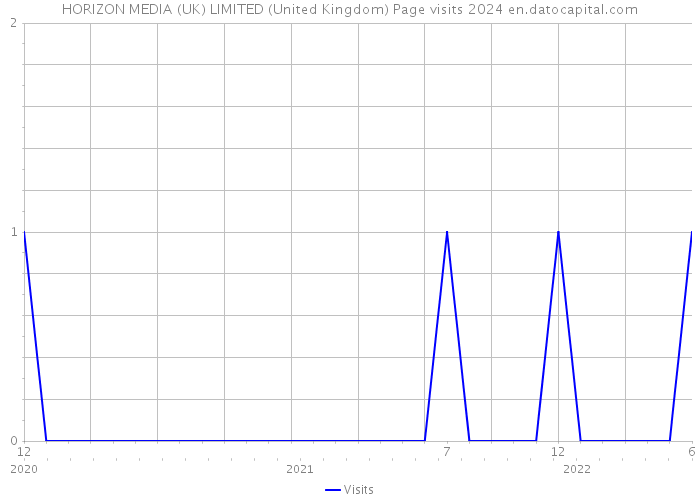 HORIZON MEDIA (UK) LIMITED (United Kingdom) Page visits 2024 