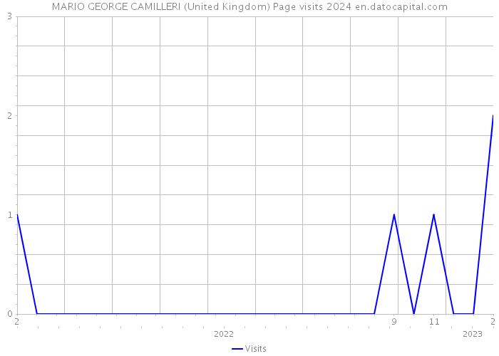 MARIO GEORGE CAMILLERI (United Kingdom) Page visits 2024 