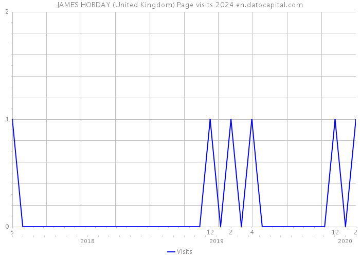 JAMES HOBDAY (United Kingdom) Page visits 2024 