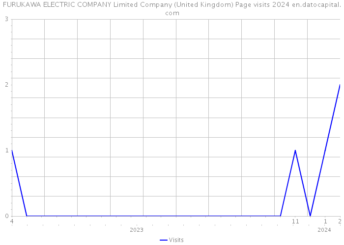 FURUKAWA ELECTRIC COMPANY Limited Company (United Kingdom) Page visits 2024 