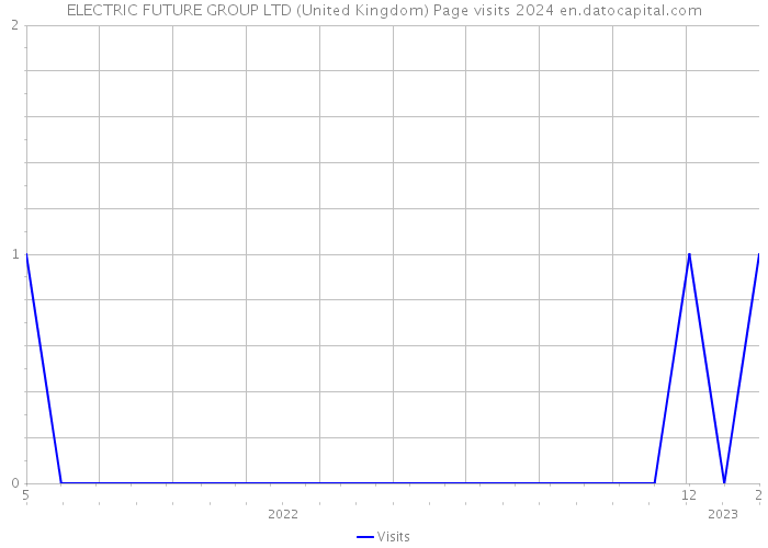 ELECTRIC FUTURE GROUP LTD (United Kingdom) Page visits 2024 