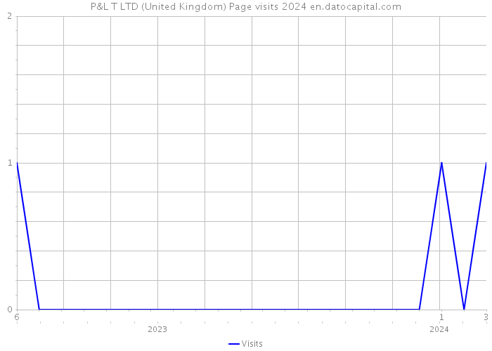 P&L T LTD (United Kingdom) Page visits 2024 