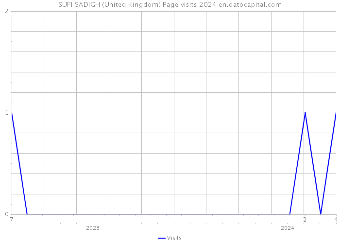 SUFI SADIGH (United Kingdom) Page visits 2024 