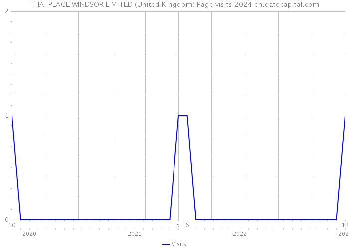 THAI PLACE WINDSOR LIMITED (United Kingdom) Page visits 2024 