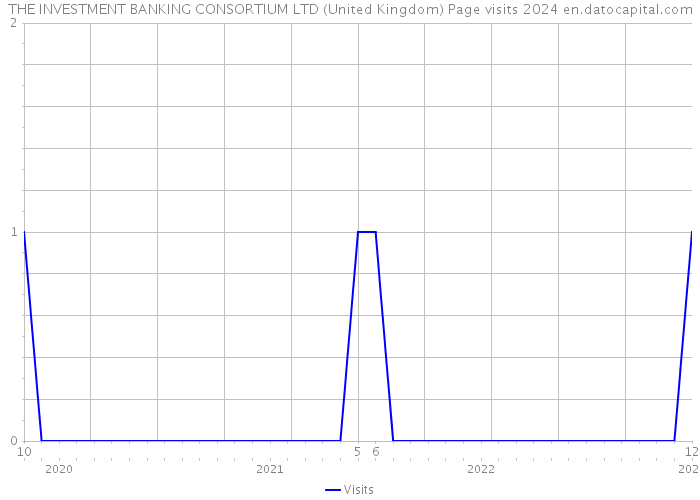 THE INVESTMENT BANKING CONSORTIUM LTD (United Kingdom) Page visits 2024 