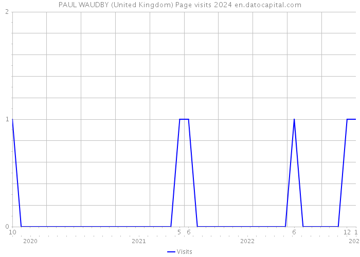 PAUL WAUDBY (United Kingdom) Page visits 2024 