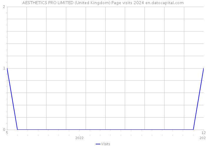 AESTHETICS PRO LIMITED (United Kingdom) Page visits 2024 