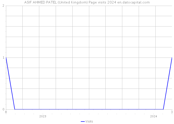 ASIF AHMED PATEL (United Kingdom) Page visits 2024 