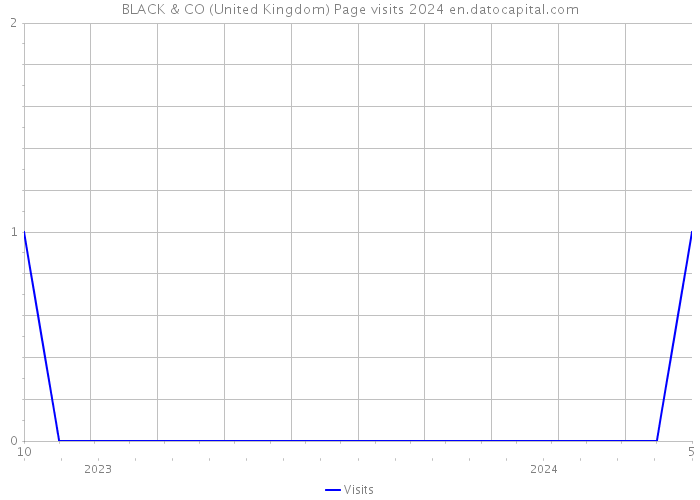 BLACK & CO (United Kingdom) Page visits 2024 