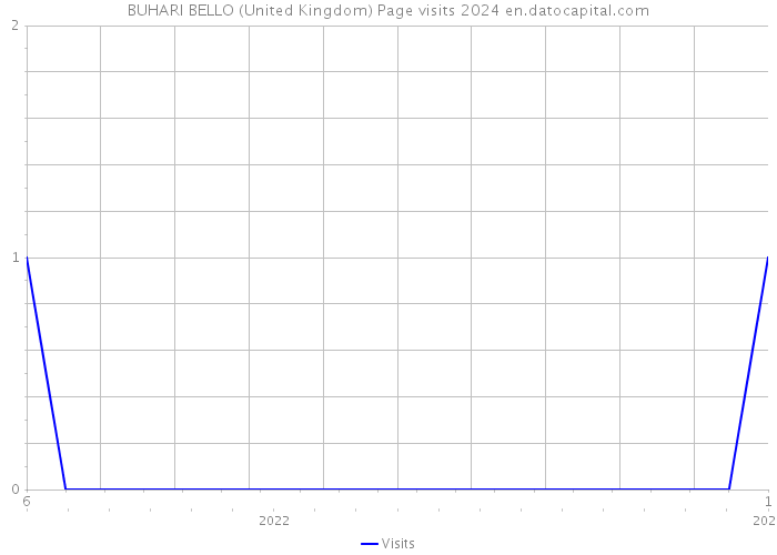BUHARI BELLO (United Kingdom) Page visits 2024 