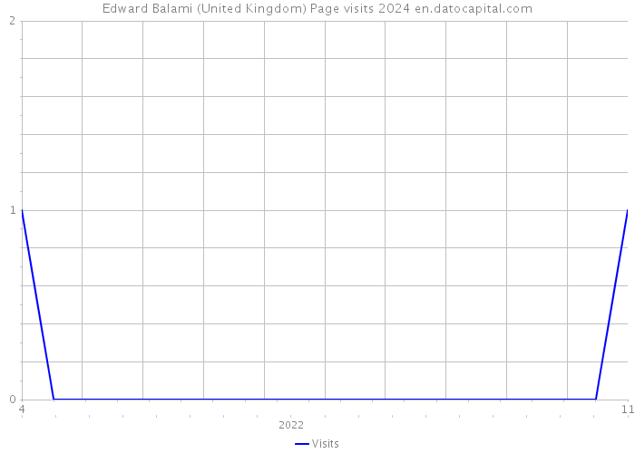 Edward Balami (United Kingdom) Page visits 2024 
