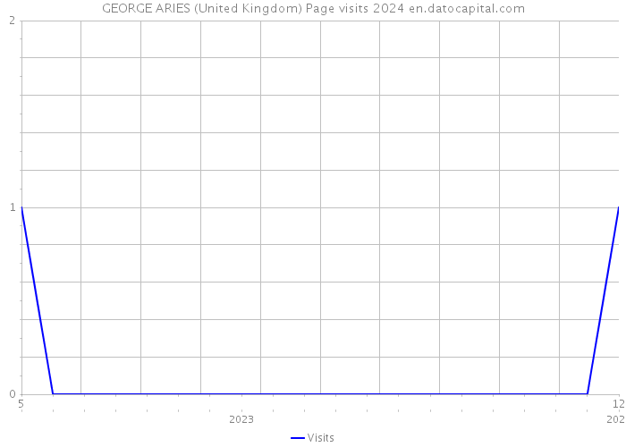 GEORGE ARIES (United Kingdom) Page visits 2024 