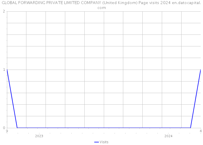 GLOBAL FORWARDING PRIVATE LIMITED COMPANY (United Kingdom) Page visits 2024 