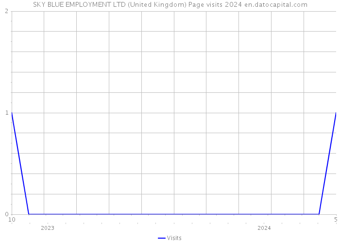 SKY BLUE EMPLOYMENT LTD (United Kingdom) Page visits 2024 