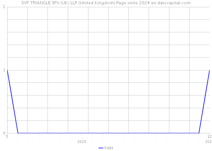 SVF TRIANGLE SPV (UK) LLP (United Kingdom) Page visits 2024 