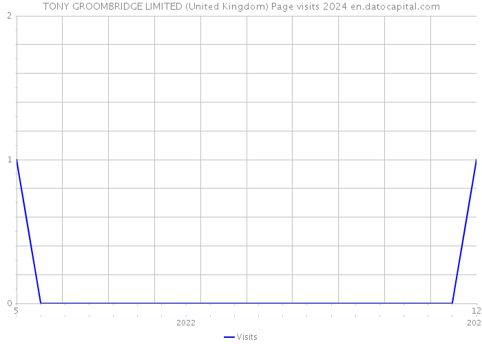 TONY GROOMBRIDGE LIMITED (United Kingdom) Page visits 2024 