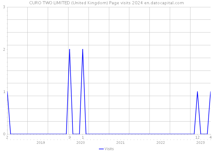 CURO TWO LIMITED (United Kingdom) Page visits 2024 