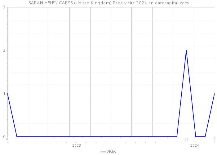 SARAH HELEN CARSS (United Kingdom) Page visits 2024 