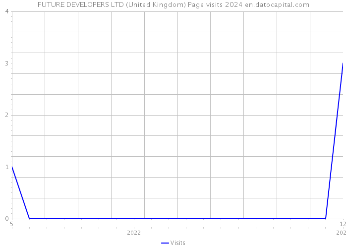 FUTURE DEVELOPERS LTD (United Kingdom) Page visits 2024 