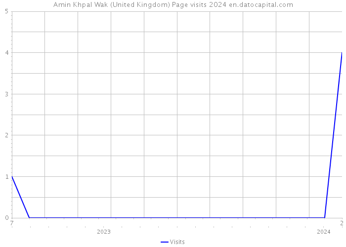 Amin Khpal Wak (United Kingdom) Page visits 2024 