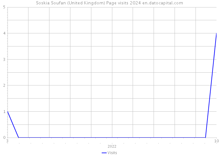Soskia Soufan (United Kingdom) Page visits 2024 