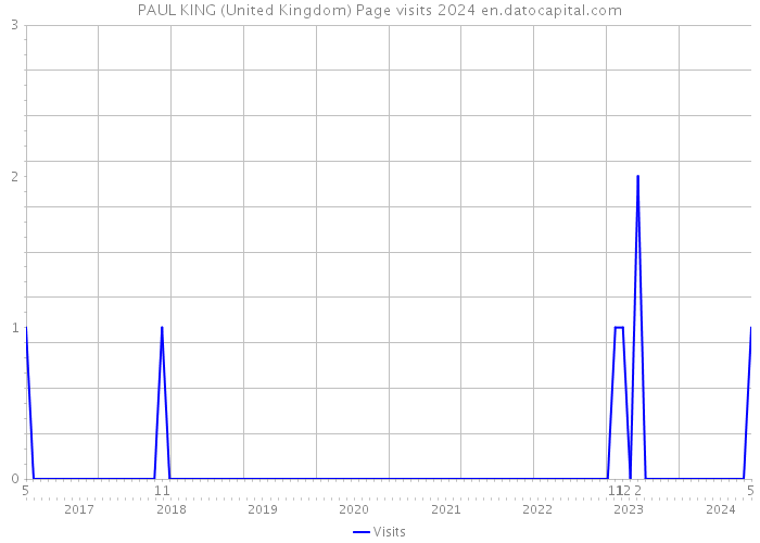 PAUL KING (United Kingdom) Page visits 2024 