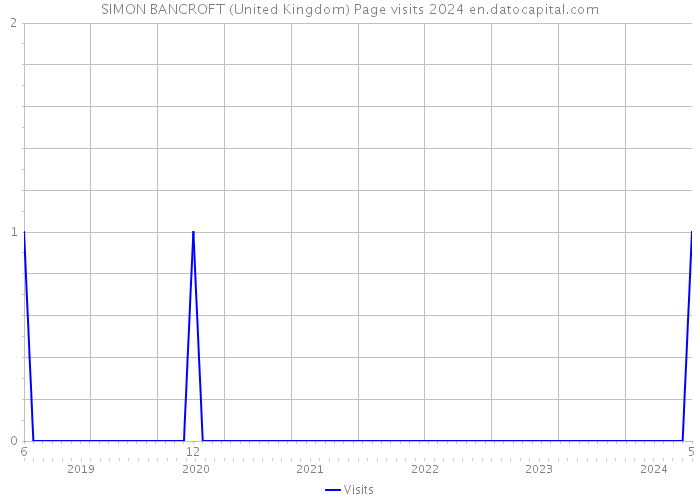 SIMON BANCROFT (United Kingdom) Page visits 2024 