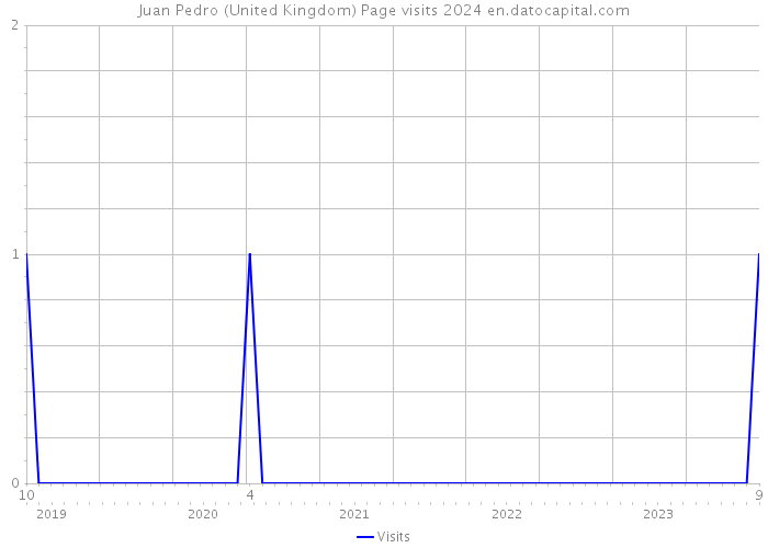 Juan Pedro (United Kingdom) Page visits 2024 