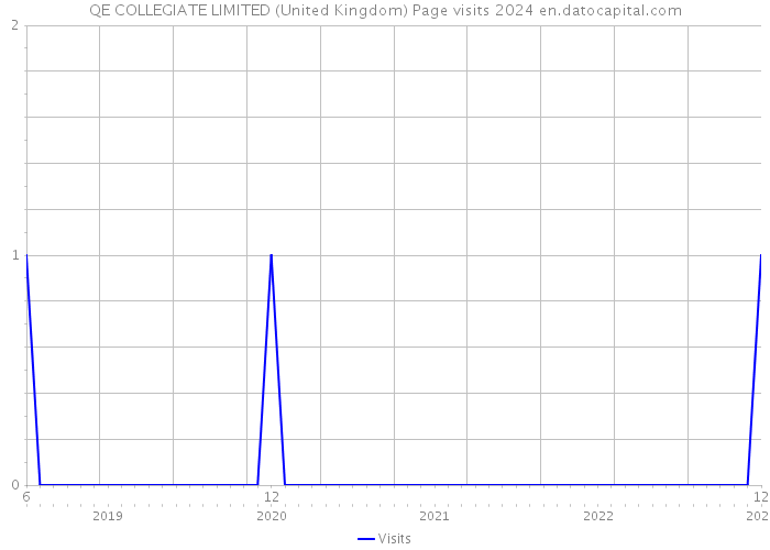 QE COLLEGIATE LIMITED (United Kingdom) Page visits 2024 