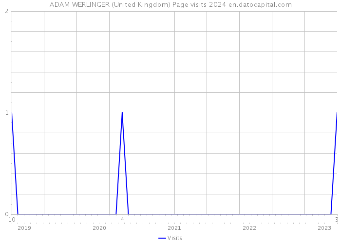 ADAM WERLINGER (United Kingdom) Page visits 2024 