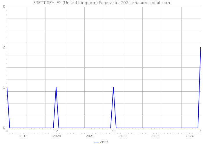 BRETT SEALEY (United Kingdom) Page visits 2024 