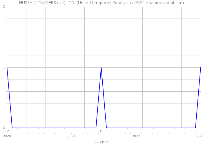 HUSSAIN TRADERS (UK) LTD. (United Kingdom) Page visits 2024 