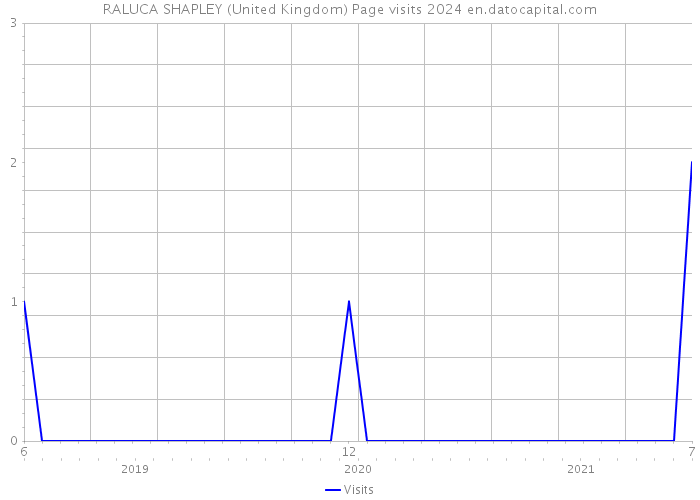 RALUCA SHAPLEY (United Kingdom) Page visits 2024 