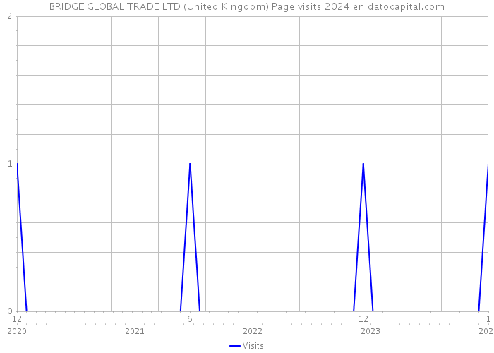 BRIDGE GLOBAL TRADE LTD (United Kingdom) Page visits 2024 