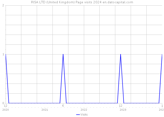 RISA LTD (United Kingdom) Page visits 2024 
