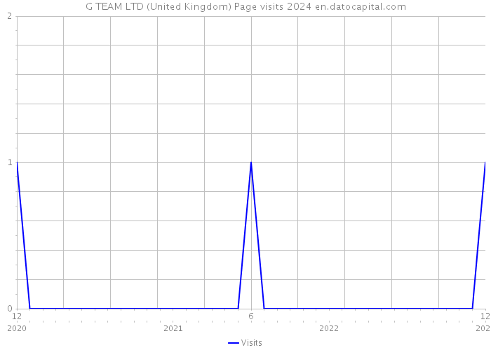 G TEAM LTD (United Kingdom) Page visits 2024 
