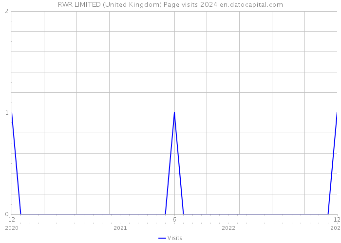 RWR LIMITED (United Kingdom) Page visits 2024 