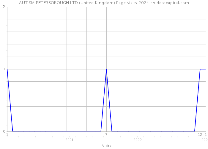 AUTISM PETERBOROUGH LTD (United Kingdom) Page visits 2024 