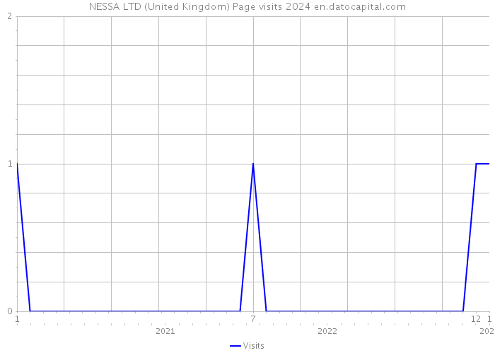 NESSA LTD (United Kingdom) Page visits 2024 