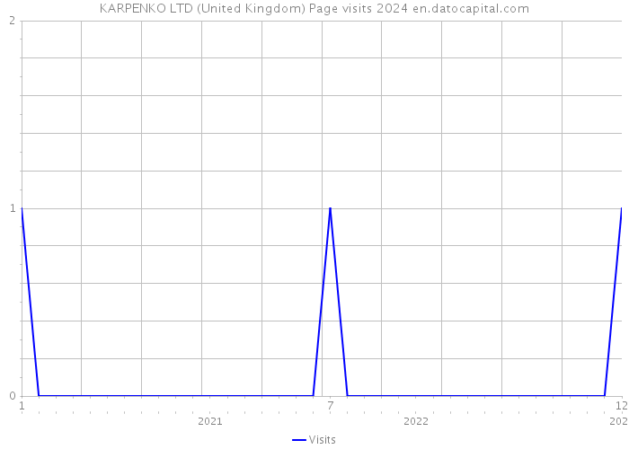 KARPENKO LTD (United Kingdom) Page visits 2024 