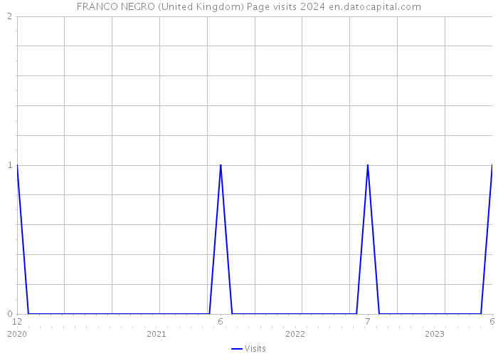 FRANCO NEGRO (United Kingdom) Page visits 2024 