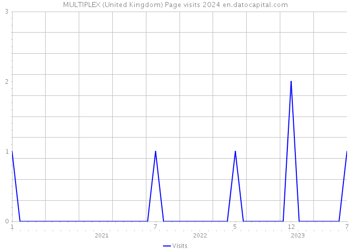 MULTIPLEX (United Kingdom) Page visits 2024 