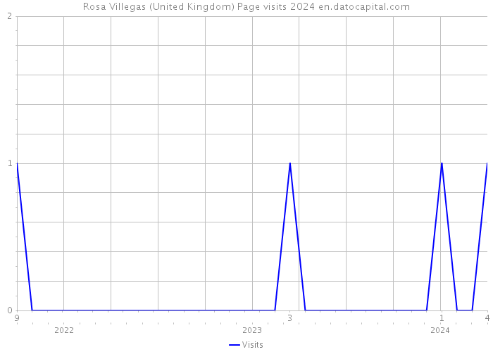 Rosa Villegas (United Kingdom) Page visits 2024 