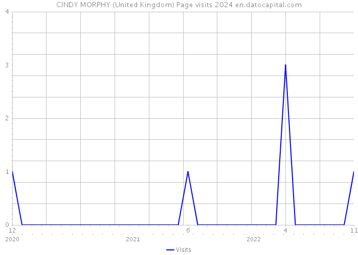 CINDY MORPHY (United Kingdom) Page visits 2024 