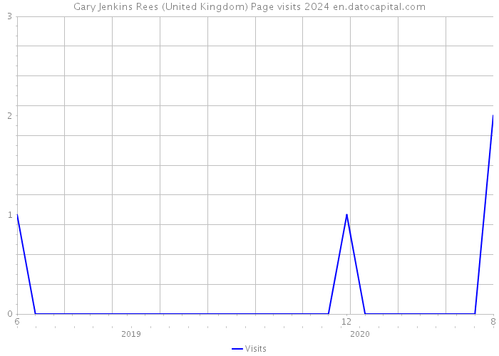 Gary Jenkins Rees (United Kingdom) Page visits 2024 