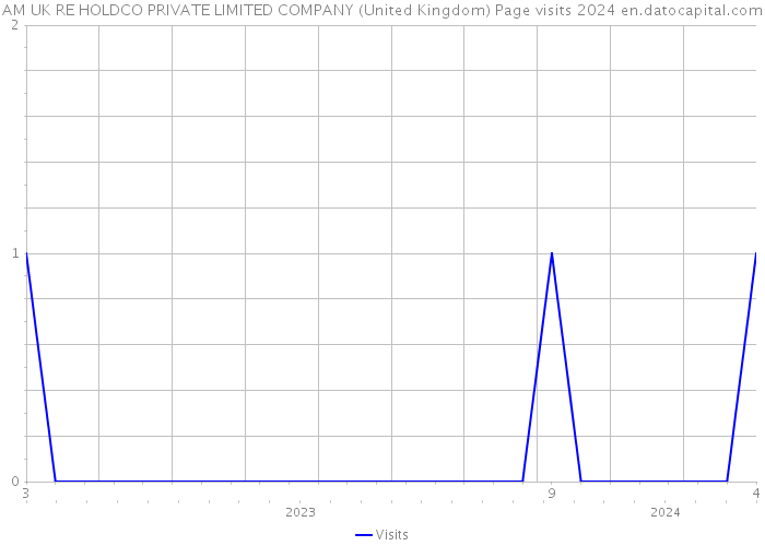 AM UK RE HOLDCO PRIVATE LIMITED COMPANY (United Kingdom) Page visits 2024 