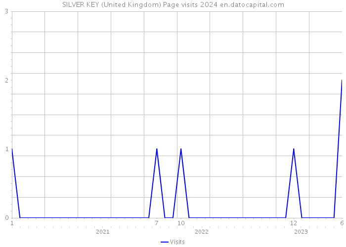 SILVER KEY (United Kingdom) Page visits 2024 