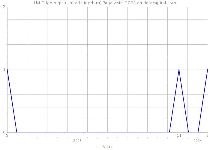 Uyi O Igbinigie (United Kingdom) Page visits 2024 