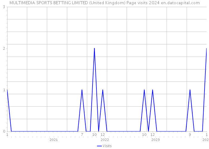 MULTIMEDIA SPORTS BETTING LIMITED (United Kingdom) Page visits 2024 